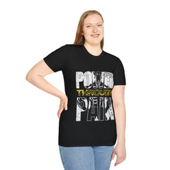 Power Through Pain T-Shirt — Motivational Fitness Tee for Athletes & Gym Enthusiasts