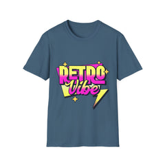 Retro Vibe T-Shirt — 80s Neon Graphic Tee