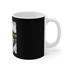 Motivational Mug — "Power Through Pain" Bold Gym Coffee Cup