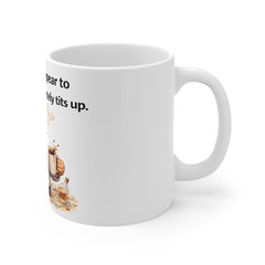 Humorous Office Mug — "Situations Appear To Have Gone Completely Tits Up" Coffee Cup