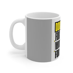 Motivational Gym Mug — “Don’t Wish For It. Work For It.” Coffee Cup for Fitness Enthusiasts