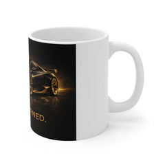 Power. Refined. Car Mug — Luxury Sports Car Coffee Cup
