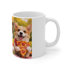 Snack Attack Squad – Funny Dogs with Burgers, Fries & Pizza Mug