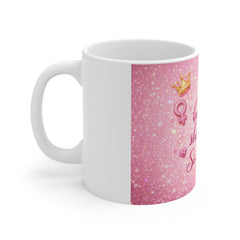 Inspirational Pink 'She Believed She Could' Mug — Empowerment Coffee Cup