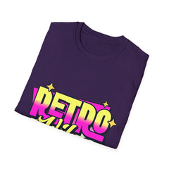 Retro Vibe T-Shirt — 80s Neon Graphic Tee
