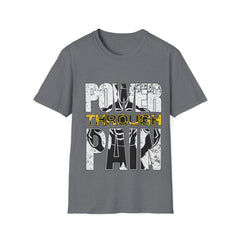 Power Through Pain T-Shirt — Motivational Fitness Tee for Athletes & Gym Enthusiasts
