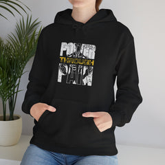 Power Through Pain Hoodie — Motivational Graphic Hooded Sweatshirt