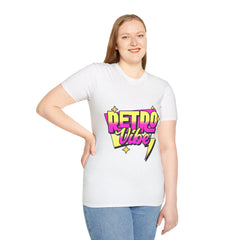 Retro Vibe T-Shirt — 80s Neon Graphic Tee