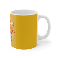 Motivational Mug - “Miracles Happen When You Trust” Inspirational Coffee Cup