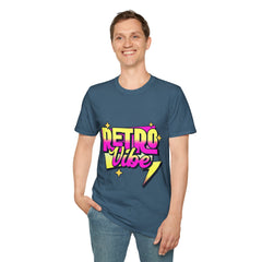Retro Vibe T-Shirt — 80s Neon Graphic Tee