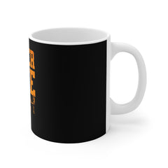 Never Give Up Mug — Motivational Weightlifting Coffee Cup