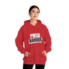 Push Harder Hoodie – Motivational Gym Workout Sweatshirt
