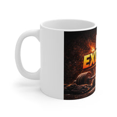 No Excuses Gym Mug — Motivational Fitness Coffee Cup