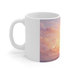 Slow Mornings Coffee Mug — 11oz Sunrise Ceramic Tea Cup