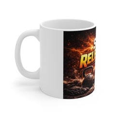 Stay Relentless Coffee Mug — Motivational Fitness Gym Kettlebell Mug