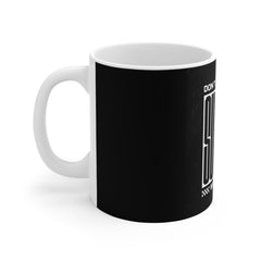 Motivational Coffee Mug — "Don't Dream About Success, Work For It" Black Inspirational Mug