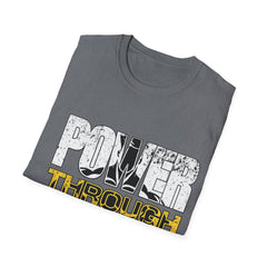 Power Through Pain T-Shirt — Motivational Fitness Tee for Athletes & Gym Enthusiasts