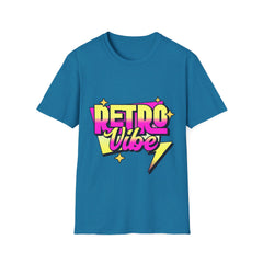 Retro Vibe T-Shirt — 80s Neon Graphic Tee