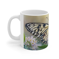 Beautiful butterfly 11oz White Mug