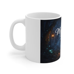 Mysterious Vibes Mug — Enchanted Forest 11oz Coffee Cup