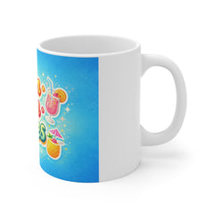 Sun Fun Vibes Mug — Bright Tropical Summer Coffee Cup