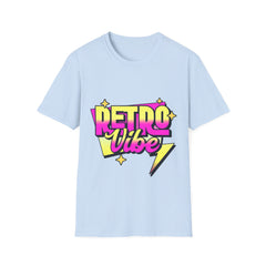 Retro Vibe T-Shirt — 80s Neon Graphic Tee