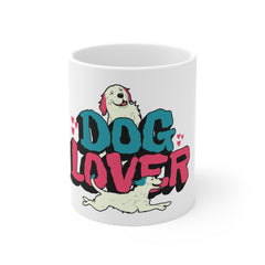 Dog Lover Mug — Cute Illustrated Dogs Coffee Cup (11oz)