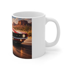 Desert Thunder – Classic Muscle Car in Motion