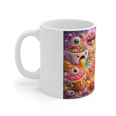 Mug — Cute Rainbow Monster Candy Art Coffee Cup