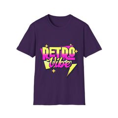 Retro Vibe T-Shirt — 80s Neon Graphic Tee