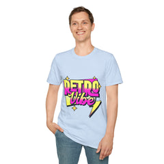 Retro Vibe T-Shirt — 80s Neon Graphic Tee