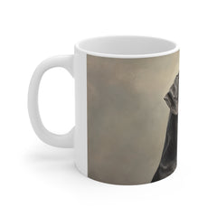 Great Dane 11oz White Mug – Gentle Giant Dog Coffee Cup for Dog Lovers