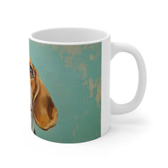 Beagle Mug — 11oz White Ceramic Coffee Cup