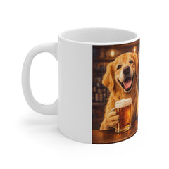 Best Friends at the Bar 11oz White Mug