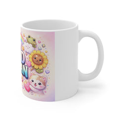 Be a Kind Human – Cute & Colorful Coffee Mug (11oz)