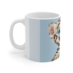 Funny Cat 11oz White Mug – Cute & Sassy Cat Coffee Cup for Cat Lovers