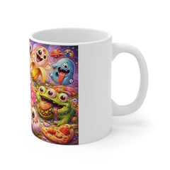 Mug — Cute Rainbow Monster Candy Art Coffee Cup