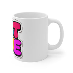 Just Love Colorful Mug — Retro Pop Art Coffee Cup