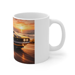 Sunset Run – Classic Muscle Car on the Coast