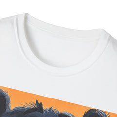 Surprised Bear Graphic T-Shirt — Cute Cartoon Black Bear Illustration Tee