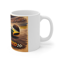 Racing Mug — "Pure Speed" Vintage Grand Prix Coffee Cup