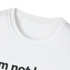 I'm Not Lazy Cat T-Shirt — "On Energy-Saving Mode" Funny Graphic Tee