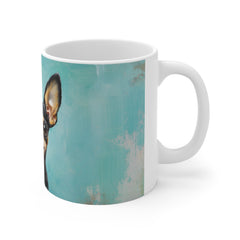 Cute Chihuahua 11oz White Mug — Adorable Dog Lover Coffee Cup