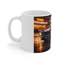 Midnight Thunder – Classic Muscle Car in the City