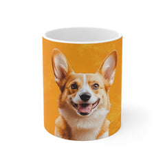 Corgi Mug - Cute 11oz White Coffee Cup for Dog Lovers