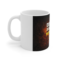 Motivational Mug — "Discipline Builds What Motivation Can't" 11oz Coffee Cup