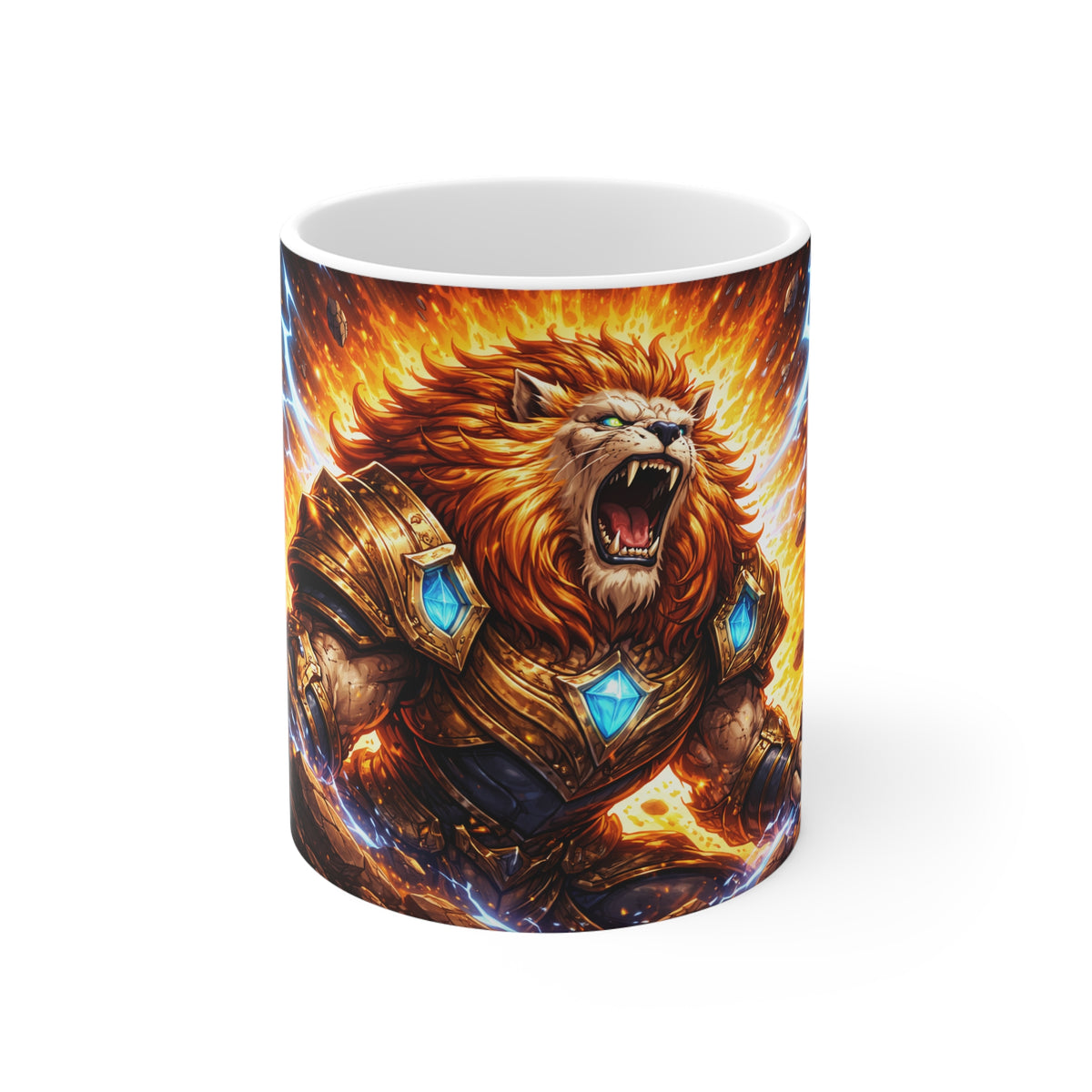 Rise Like a Lion – Unbreakable Motivation Coffee Mug (11oz)