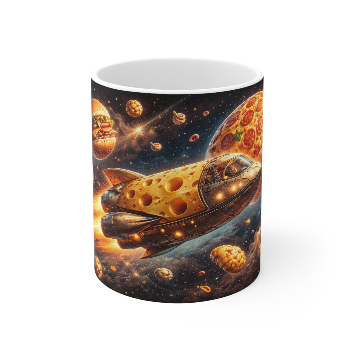 Snack Attack: Final Frontier 11oz White Mug