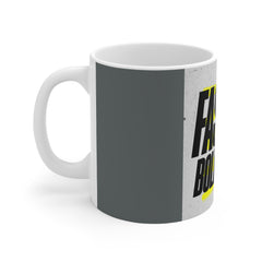 Fast Cars Bold Moves Coffee Mug — Retro Muscle Car Graphic Mug
