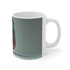 11oz Mug — Cartoon Shock Face Coffee Cup